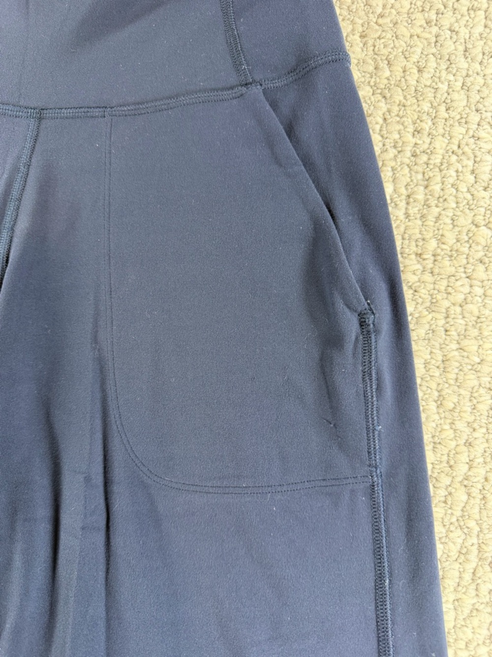 Lululemon Align™ High-Rise Wide-Leg Crop 23" true navy, Women size 2 - Picture 3 of 7